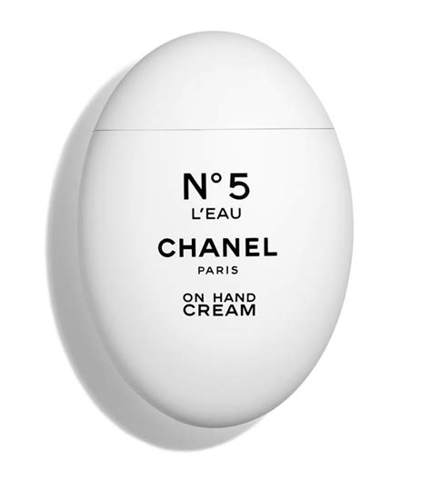 chanel no 5 l'eau on hand cream|Chanel hand cream refill.